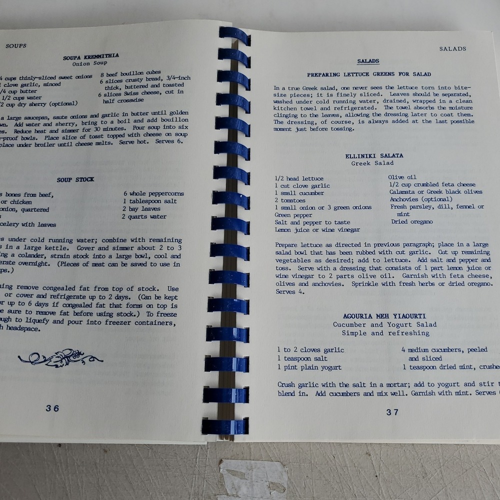 Popular Greek Recipes VTG Cookbook Lot of 3 Grecian Plate Forum Feasts NOS Spira - Picture 14 of 16